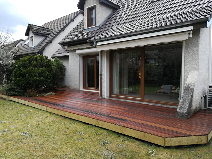 Terrasse bois composite dauphiné environnement la murette pays voironnais