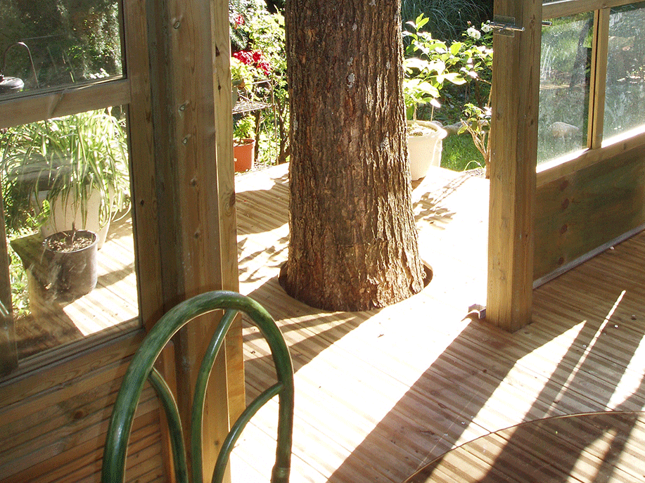 Clôture terrasse bois composite dauphiné environnement la murette pays voironnais